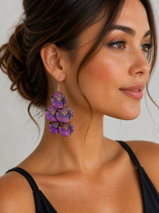 Anti tarnished statement earrings