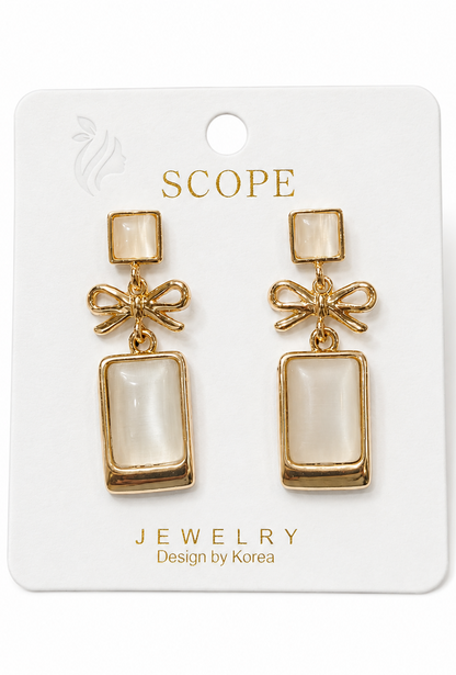 Anti tarnished korean inspired earrings