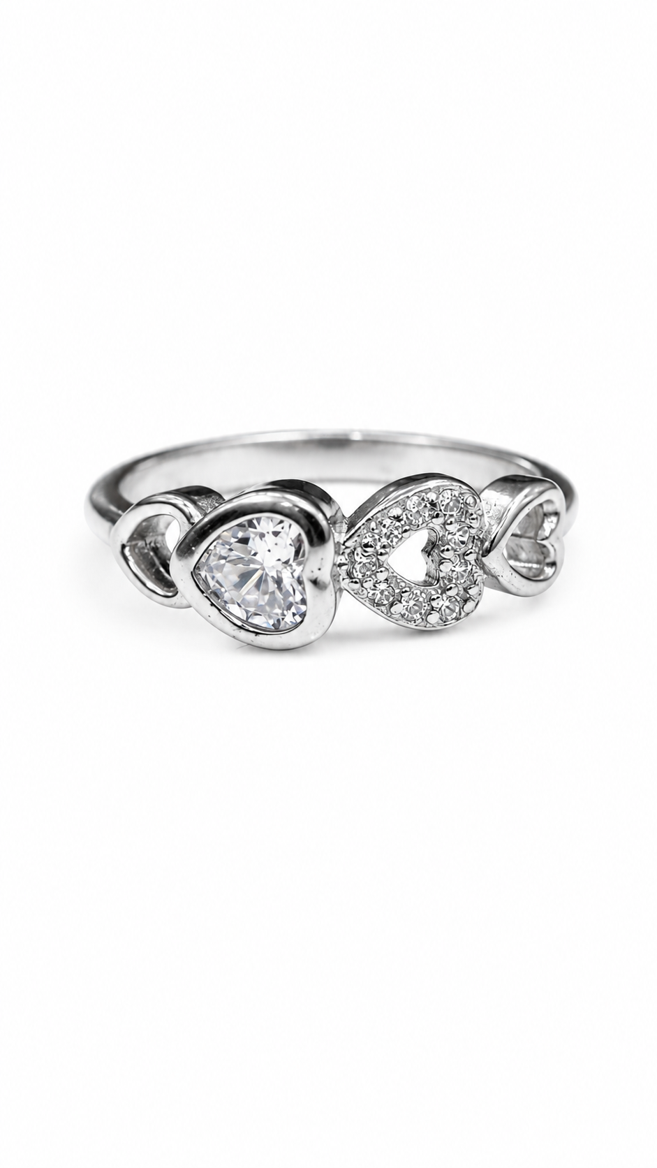 925 sterling silver heart ring