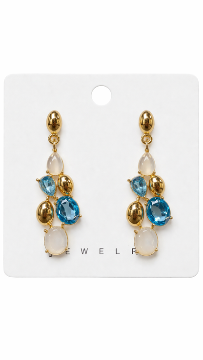 Anti tarnished statement earrings