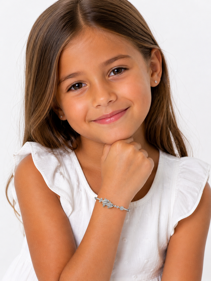 925 sterling silver baby kada bracelet